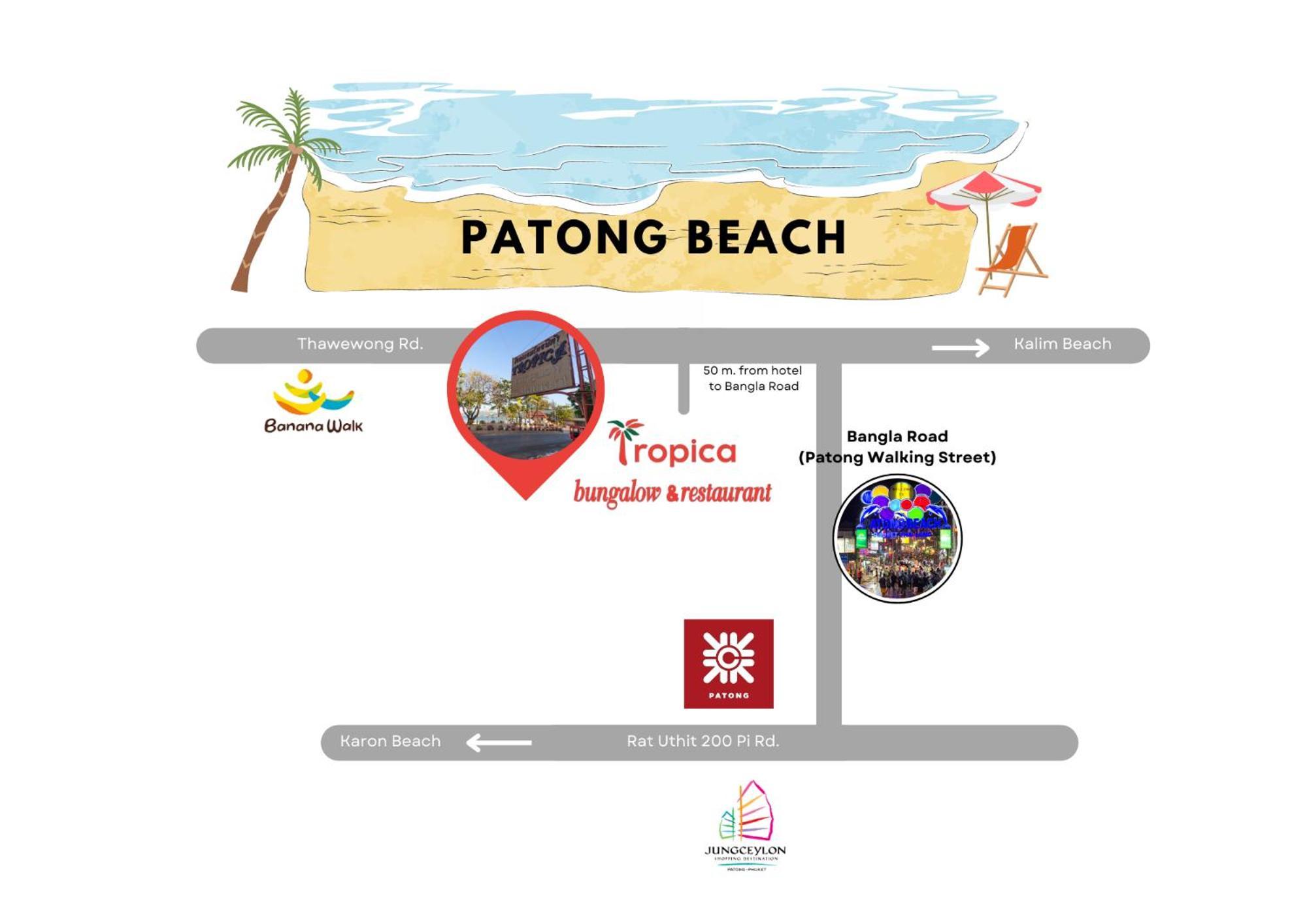 Tropica Bungalow Beach Hotel Patong Ngoại thất bức ảnh